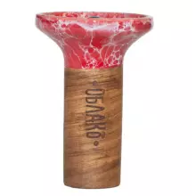 Чаша для кальяну Облако Flow Black on Red Marble