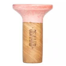 Чаша для кальяну Облако Flow White on Pink-red Marble