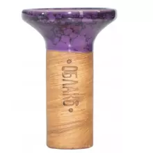 Чаша для кальяну Облако Flow White on PurpleBlack Marble
