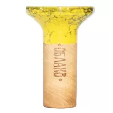 Чаша для кальяну Облако Flow White on Yellow-black Marble