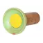 Чаша для кальяну Облако Flow Yellow on Light Green-red Marble - фото №2 