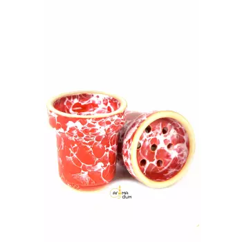 Чаша для кальяна Solaris Eva Red and White