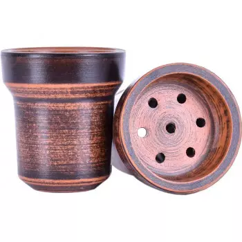 Чаша для кальяну TheBowls ERA Terracut Brown - фото №1 Аромадим