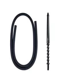 Мундштук для кальяна Karma Metal Black Glossy - фото №1 Аромадым