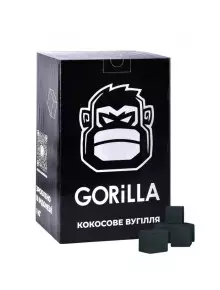 Вугілля для кальяну кокосове Gorilla 2.5х2.5, 1кг - фото №1 Аромадим