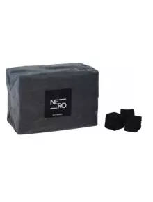 Вугілля для кальяну кокосове Nero 1кг 25-й кубик без упаковки - фото №1 Аромадим