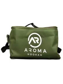Сумка для кальяну Aroma Hookah Green 38 см - фото №1 Аромадим