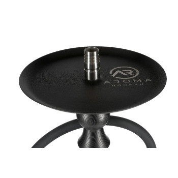 Кальян Aroma Hookah Lima Black (Колба черная, блюдце черное)