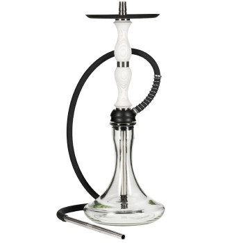 Кальян Aroma Hookah Oscar White (Блюдце чорне) - фото №1 Аромадим