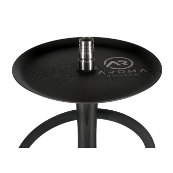 Кальян Aroma Hookah X-Ray Black-Wood (Колба чорна, блюдце чорне)