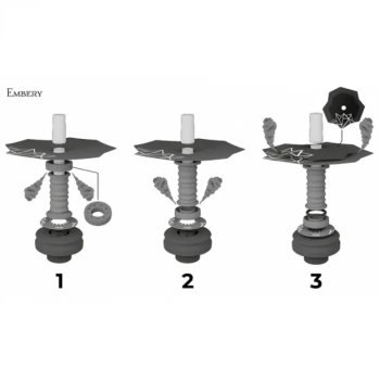 Кальян Embery Mini Mono - Flip Black