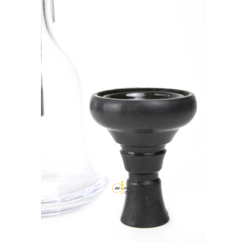 Кальян Kaya ELOX 30CМ Clear Alum Plug Black 2S
