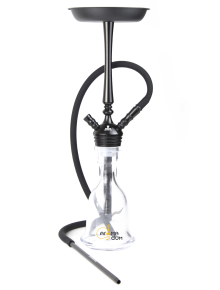 Кальян Kaya ELOX 30CМ Clear Alum Plug Black 2S - фото №1 Аромадим