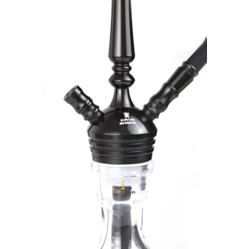 Кальян Kaya ELOX 30CМ Clear Alum Plug Black 2S