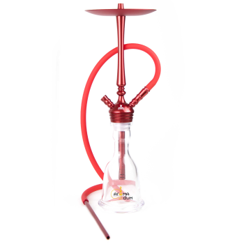 Кальян Kaya ELOX 30CМ Clear Alum Plug Red 2S - фото №1 Аромадым