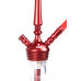 Кальян Kaya ELOX 30CМ Clear Alum Plug Red 2S - фото №2 Аромадым