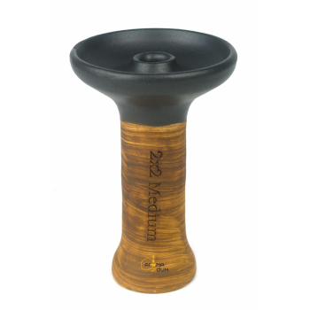 Чаша для кальяна 2x2Hookah Medium Black Matt - фото №1 Аромадым
