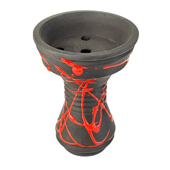 Чаша для кальяну Gusto Bowls Killa Bowl Black-Red - фото №1 Аромадим