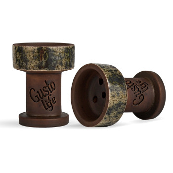 Чаша для кальяну Gusto Bowls Rook Brown Flow - фото №1 Аромадим