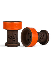 Чаша для кальяна Gusto Bowls Rook Orange - фото №1 Аромадым