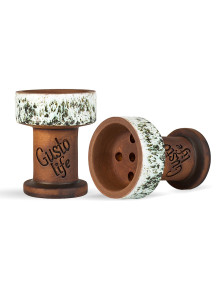 Чаша для кальяна Gusto Bowls Rook White Flow - фото №1 Аромадым