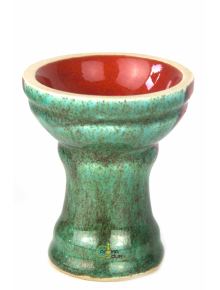 Чаша для кальяна Gusto Bowls Turkish 2.0 Glaze Green-Red - фото №1 Аромадым