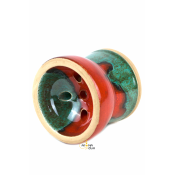 Чаша для кальяна Gusto Bowls Glaze Red - Green