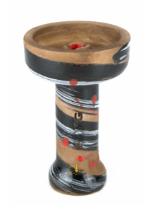 Чаша для кальяна KONG Phunel Glaze Space Dracula Black - фото №1 Аромадым