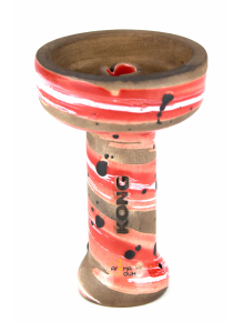 Чаша для кальяна KONG Phunel Glaze Space Red - фото №1 Аромадым
