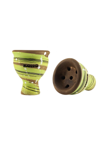 Чаша для кальяна KONG Mummy Glaze Space Van Gogh Green - фото №1 Аромадым