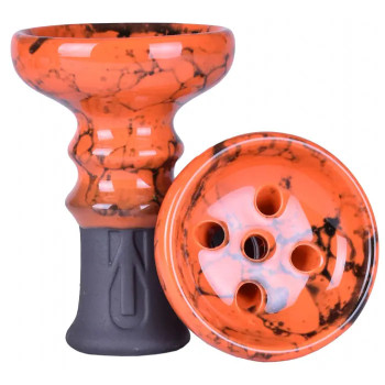 Чаша для кальяну Uranium Meteor Orange - фото №1 Аромадим