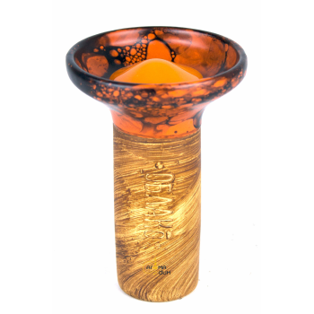 Чаша Облако Flow Orange on Orange Black Marble - фото №1 Аромадым