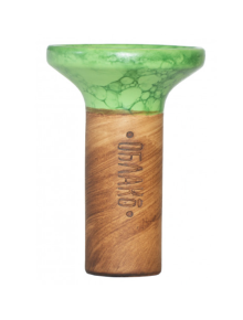 Чаша для кальяну Облако Flow Black on Light Green-green Marble - фото №1 