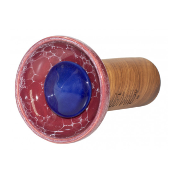 Чаша для кальяну Облако Flow Blue on Burgundy Marble