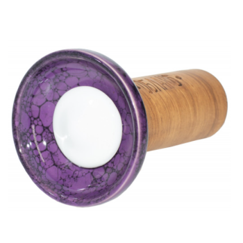 Чаша для кальяну Облако Flow White on PurpleBlack Marble