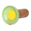 Чаша для кальяну Облако Flow Yellow on Light Green-red Marble - фото №2 Аромадым