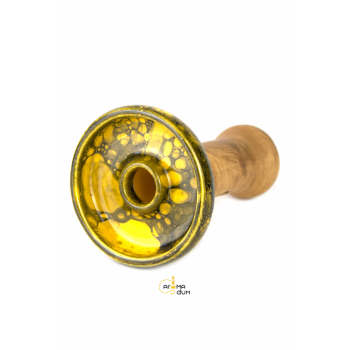 Чаша Облако Phunnel L Glaze top Жовтий ч.мармур