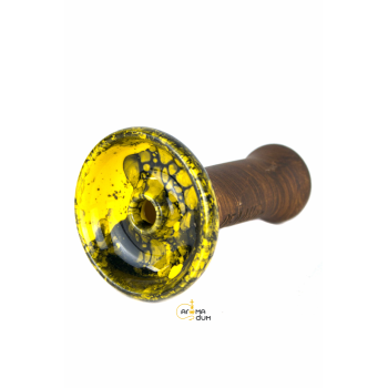 Чаша Хмара Phunnel M Glaze top Жовтий ч.мармур