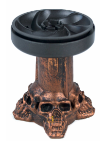 Чаша металлическая Skull - фото №1 Аромадым