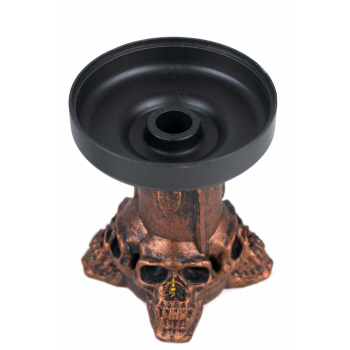 Чаша металлическая Skull