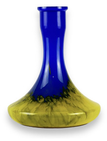 Колба для кальяну 2x2 Craft Blue-Yellow - фото №1 Аромадим