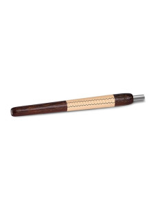 Мундштук Wookah Wenge Leather Beige - фото №1 Аромадим