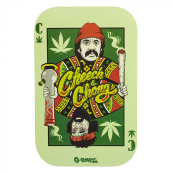 Поднос G-ROLLZ | Cheech & Chong(TM) 'Playing Cards' Magnet 27.5x17.5 cm - фото №1 Аромадым
