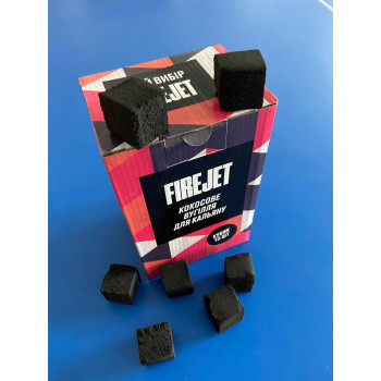 Вугілля для кальяну кокосове Firejet 1 кг