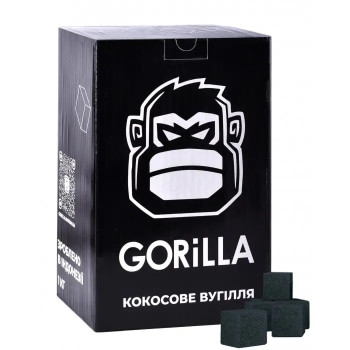 Уголь для кальяна кокосовый Gorilla 2.5х2.5, 1кг - фото №1 Аромадым