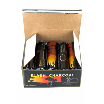 Уголь для кальяна кокосовый саморазжигающийся Flash Charcoal