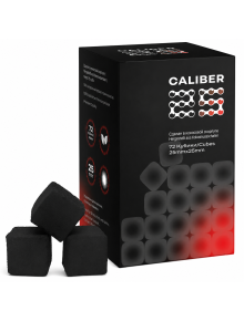 Уголь кокосовый для кальяна CALIBER 25 мм - фото №1 Аромадым