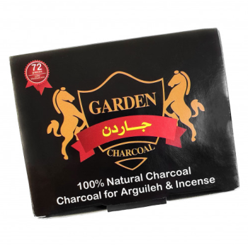 Уголь для кальяна кокосовый Garden (1 кг, 72 кубика)